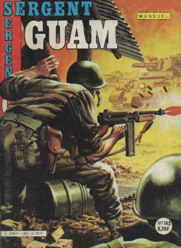 Scan de la Couverture Sergent Guam n 143